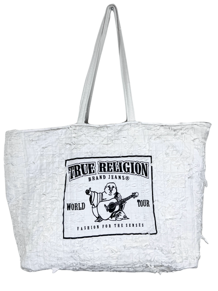 "TRU STORY" OVERSIZED TOTE