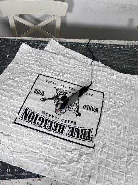 "TRU STORY" OVERSIZED TOTE